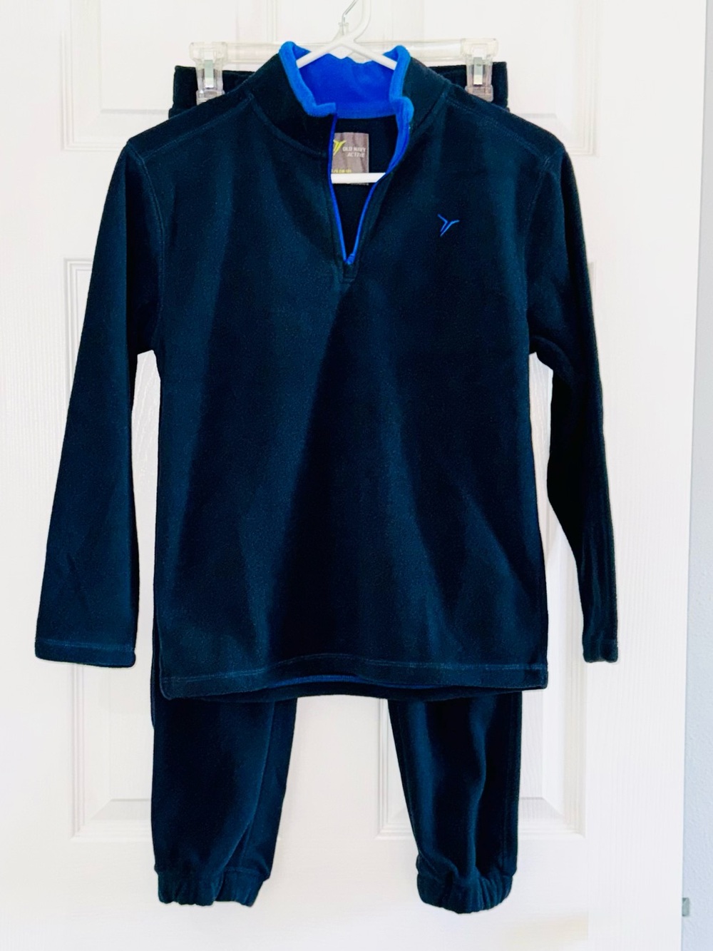 Boys Old Navy Navy Blue Fleece Athletic Set NWT Size Large (10-12)